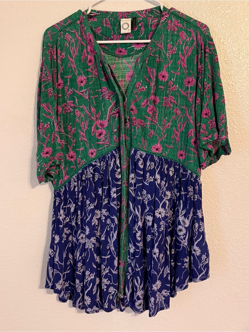Akemi + Kin Anthropologie Boho Style Womens Size Medium Blouse
